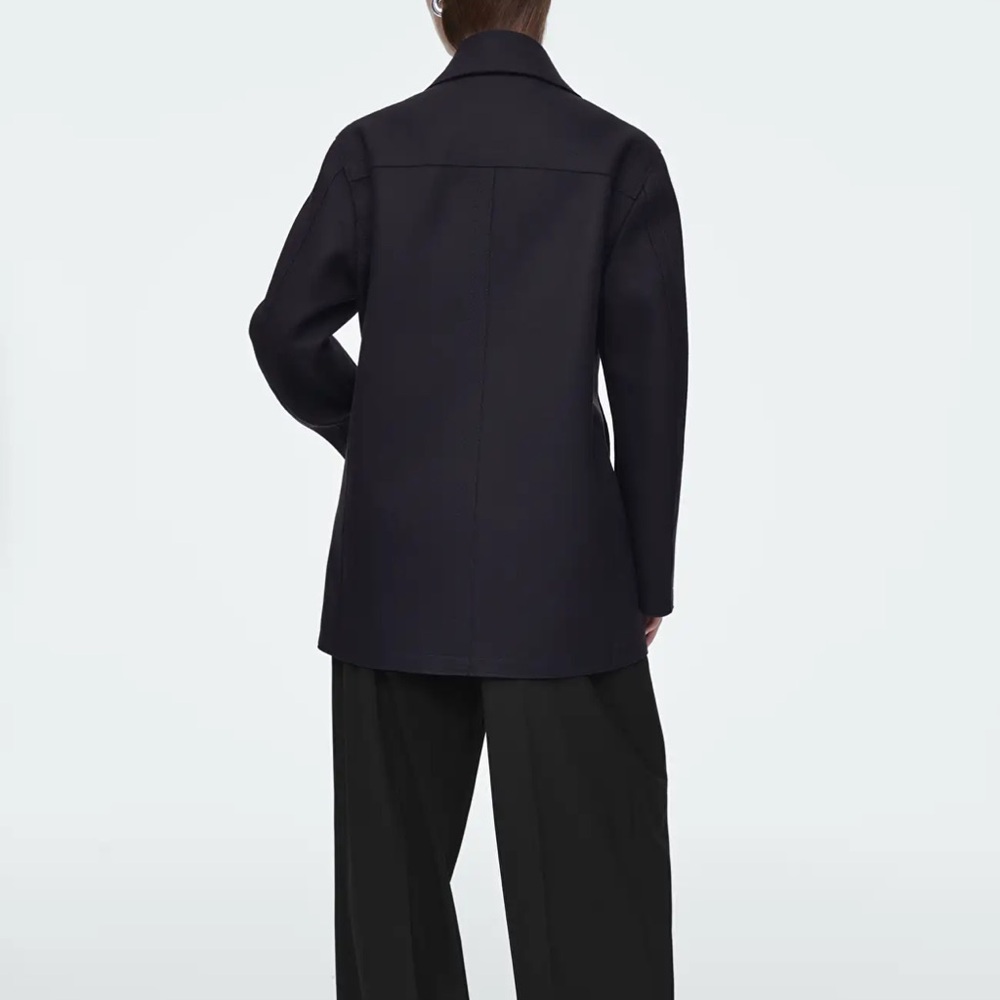 COS relaxed wool pea coat - Picture 3 of 5